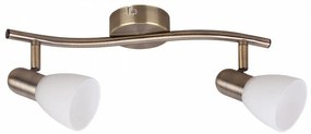 Rabalux Soma Σποτ Διπλό Μήκους 35cm Μπρονζέ 6307
