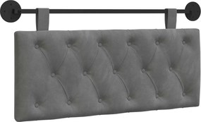 vidaXL Κρεμαστό Κεφαλάρι Σκούρο Γκρι Βελούδο