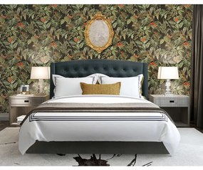 DUTCH WALLCOVERINGS ΤΑΠΕΤΣΑΡΙΑ ΤΟΙΧΟΥ BIRD-OF-PARADISE ΜΑΥΡΗ 430613