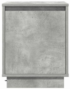 vidaXL Κομοδίνο με Γκρι σκυροδέματος 39 x 34.5 x 50 εκ.