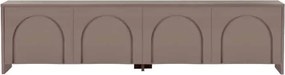Έπιπλο τηλεόρασης Aurelia χρώμα μόκα 180x32x45εκ