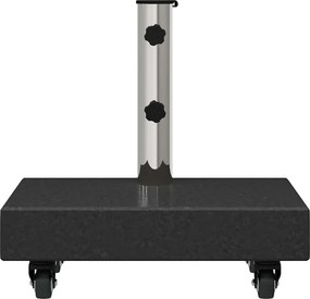 vidaXL Βάση ομπρέλας Μαύρο 45 x 25 x 45 εκ. Γρανίτης
