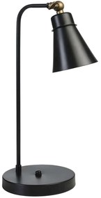 Φωτιστικό Επιτραπέζιο Dora 534LUN5125 Φ18x45cm E14 40W Black Opviq
