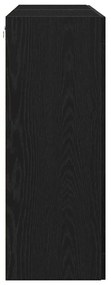 vidaXL Επιτοίχιο ντουλάπι 2 pcs Μαύρη δρυς 69.5 x 34 x 90 εκ.