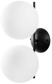 Φωτιστικό Τοίχου - Απλίκα Luminar 521SHN2246 20x27x42cm 2xG9 10W Black-White Opviq