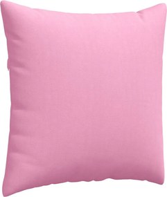 vidaXL Μαξιλάρι Καναπέ 2 pcs Ροζ 60 x 60 cm ύφασμα
