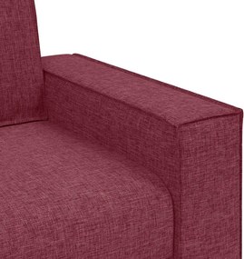 vidaXL Πολυθρόνα-Καναπέ Κόκκινη από Ύφασμα 100x78x84 εκ.