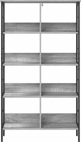 vidaXL Ράφι Βιβλίων Γκρίζο Σονομα 82 x 32 x 144,5 εκ.