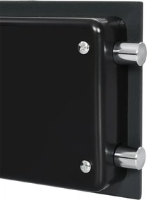 vidaXL Ψηφιακό Ασφαλές Σκούρο γκρι 42 x 37 x 20 εκ. Ατσάλι