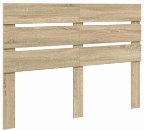 vidaXL Κεφαλάρι με κεφαλάρι Δρύς Sonoma 150 cm Επεξεργασμένο ξύλο