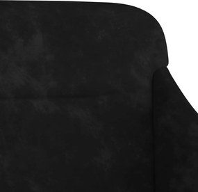 vidaXL Πάγκος Μαύρος 110x76x80 εκ. Βελούδινος