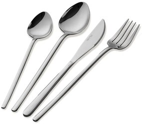 Μαχαιροπίρουνα (Σετ 24Τμχ) 280TMA2102 Silver Hermia 24 τμχ Stainless Steel