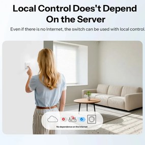 SONOFF smart επιτοίχιος διακόπτης ρολών Orb-RBS, WiFi, Matter, 1A, λευκός
