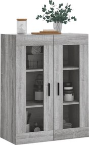 vidaXL Ντουλάπι Τοίχου Γκρι Sonoma 69,5 x 34 x 90 εκ.