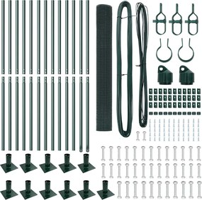 vidaXL Στύλος Περιφράξεων Πράσινο 25 x 1,2 μ. (19 x 19 χιλ. δίκτυο)