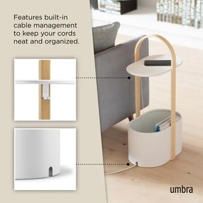 Βοηθητικό Τραπεζάκι Umbra Bellwood nt λευκό 1013760-668