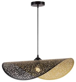 Φωτιστικό Οροφής Hat 023-3039 60x40x20cm Black-Gold Artekko