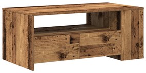 vidaXL Τραπέζι καφέ Παλιού Ξύλου 102x55x43,5 εκ. Σαθρό Ξύλο