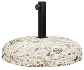 Βάση ομπρέλας Nimbus τσιμέντο ψηφιδωτή 15kg Φ35εκ 35x35x32 εκ.