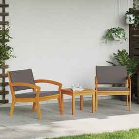 vidaXL Καρέκλες Κήπου 2 τεμ 59,5x70,5x72,5 εκ Μασίφ ξύλο ακακίας