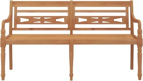 vidaXL Παγκάκι Batavia 150 εκ. από Μασίφ Ξύλο Teak