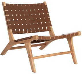 Καρέκλα Felipe από Μασίφ Ξύλο Teak Φυσικό 65x82x88 Υ Εκ.