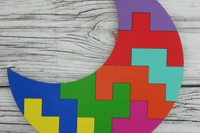 Σετ των 2 Intra απο ξύλο plywood 3mm-4mm πάχος - Εκπαιδευτικό παζλ για παιδιά Δίασταση 30x20 cm INTRAFABR-4618330