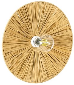 Boho Φωτιστικό Τοίχου - Απλίκα Μονόφωτο 02283 GloboStar-2283-Μπεζ 02283
