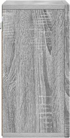 vidaXL Κρεμαστό ντουλάπι με ράφι ELST Γκρι Sonoma 60 x 20 x 40 εκ