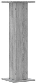 vidaXL Βάσεις Φυτών 2 τεμ. Γκρι Sonoma 30x30x95 εκ. Επεξ. Ξύλο