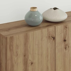 vidaXL Ντουλάπι TV Επιτοίχιο 4 pcs Artisan Oak Επεξεργασμένο ξύλο