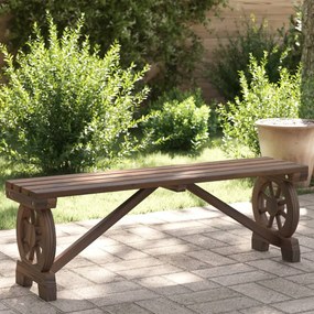 vidaXL Παγκάκι Κήπου 115 εκ. από Μασίφ Ξύλο Ελάτης