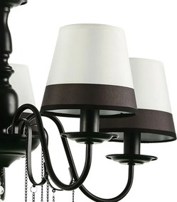 Πολυέλαιος Οροφής Aca Mulan EG167285PBW Black Matt