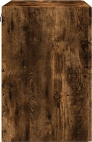 vidaXL Ντουλάπι Τοίχου Καπνιστή Δρυς 80x42,5x64 εκ. Επεξεργασμένο Ξύλο