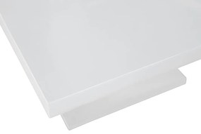 Τραπέζι Scandinavian Choice 524, Άσπρο, 75x90x180cm, Επιμήκυνση, Ινοσανίδες μέσης πυκνότητας