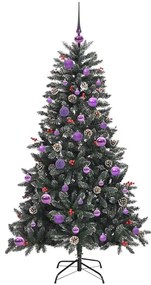 vidaXL Τεχνητό Χριστουγεννιάτικο Δέντρο με 150 LED Πράσινο 150 cm