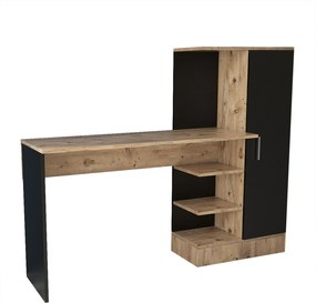 Γραφείο Πεύκο Atlantic / Μαύρο C12 152,3x40x120