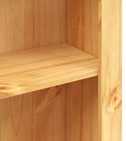 243743 vidaXL Βιβλιοθήκη 3 επιπέδων Μεξικ. Στιλ Corona 80x29x100 εκ.