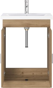 vidaXL Σετ Επίπλων Μπάνιου Artisan Δρυς 61 x 40 x 84,5 εκ