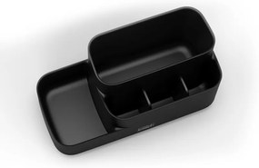 Οργανωτής μπάνιου Joseph Joseph EasyStore 70600, 24,9x12 cm, Αντιολισθητική βάση, χωρίς BPA, Μαύρο