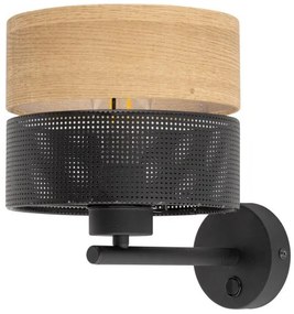 Απλίκα Φωτιστικό Τοίχου 1xE27 Μαύρο Nicol 6539 TK Lighting-6539-Μαύρο 6539