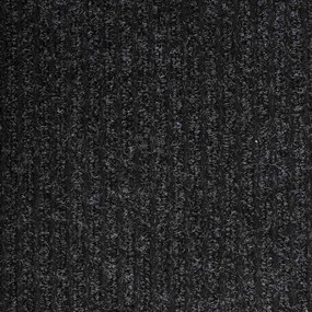 vidaXL Δερμάτινο Χαλί Ανθρακί 80 x 500 cm ύφασμα