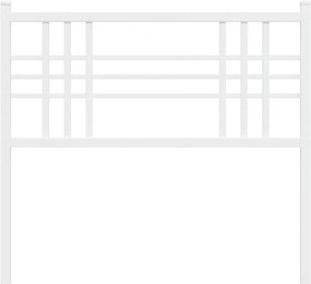 vidaXL Ανταλλακτικό κεφαλάρι Λευκό 107 εκ. Μεταλλικό