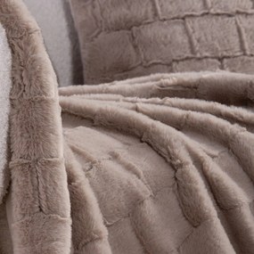 Γούνινη Κουβέρτα Καναπέ (140x190) Nef-Nef Homeware Elements Barlow Beige