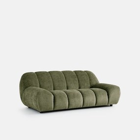 Τριθέσιος καναπές από χοντρό βελούδο, Nuria