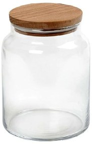 Βάζο Με Καπάκι KOP103K6 850ml 10x10x14,5cm Natural Espiel Glass