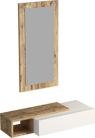 Μπουφές Atlantic Πεύκο / Λευκό REZOUS 82x29.6x15.8