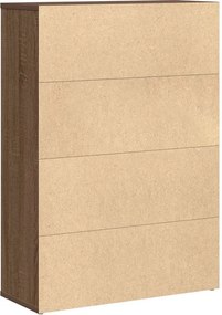 vidaXL Βιβλιοθήκη Καφέ Δρυς 60x24x85 εκ. από Επεξεργασμένο Ξύλο