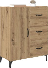 vidaXL Πλαϊνό γραφείο Artisan Oak 69,5 x 34 x 90 εκ.