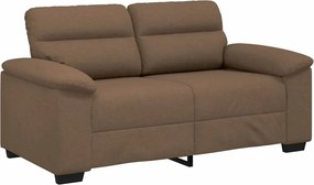 VidaXL Διθέσιος Καναπές Καφέ 160x81x84 εκ. Ύφασμα